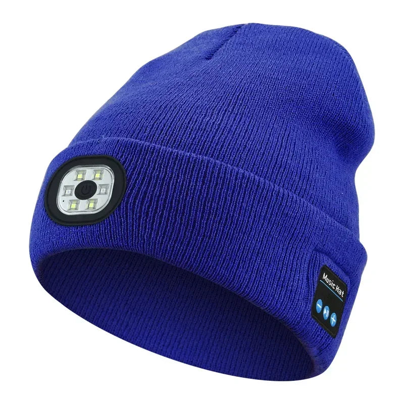 Glow & Groove Bluetooth Beanie