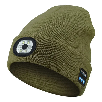 Glow & Groove Bluetooth Beanie